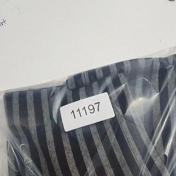 Ann Taylor Store Womens Striped Black & Gray 3/4 Sleeve 16PT - Picture 6 of 6
